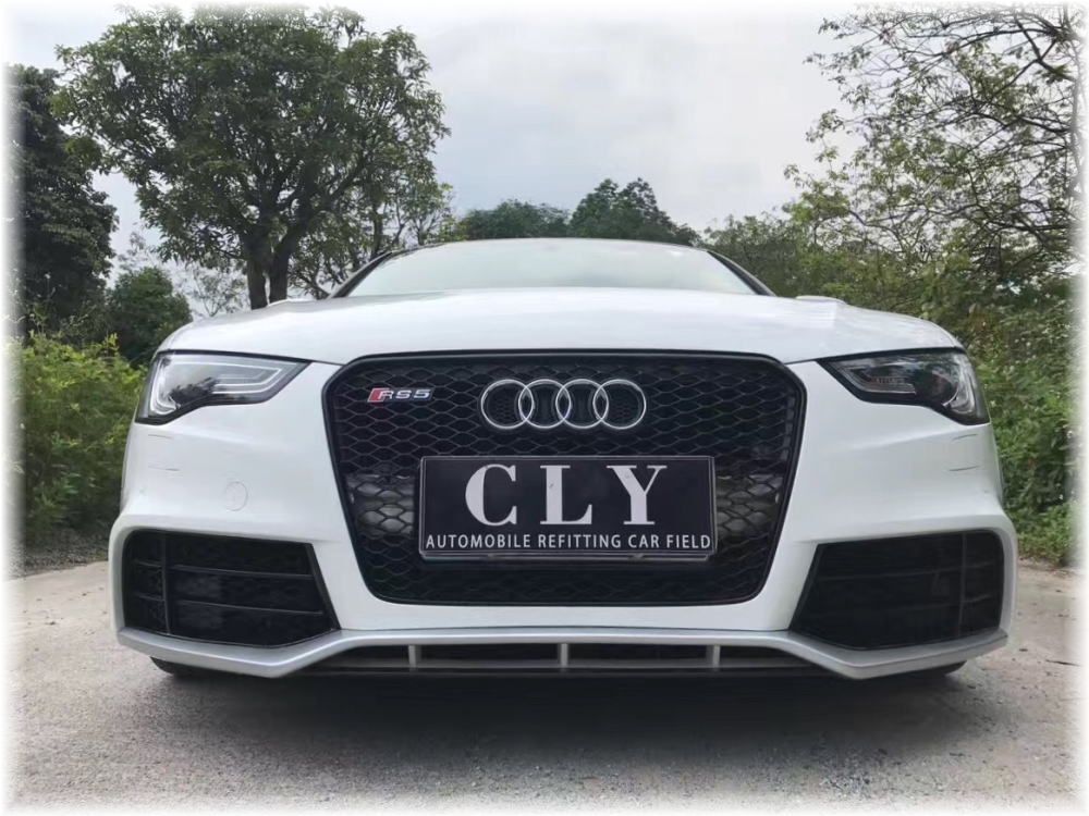 ☆2012～2015 アウディ A5/S5用☆RS5Lookウレタン製フロントバンパー＆RSグリル＆リップスポイラーset☆A5/S5/RS5・新品 エアロ_画像1