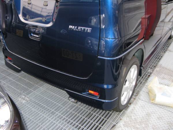 ★激安即決★パレットに装着ステンレス製マフラーカッター新品_画像2