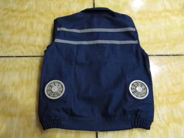 【送料無料！】★新品・超激安即決！★火作業・溶接作業に最適デニム生地空調服_画像2