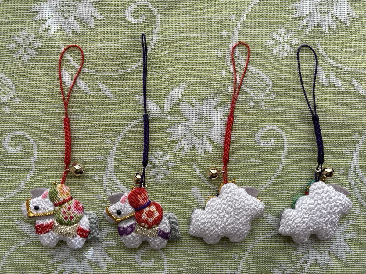 ★　ちりめん根付け　2026年干支馬　★ _画像2