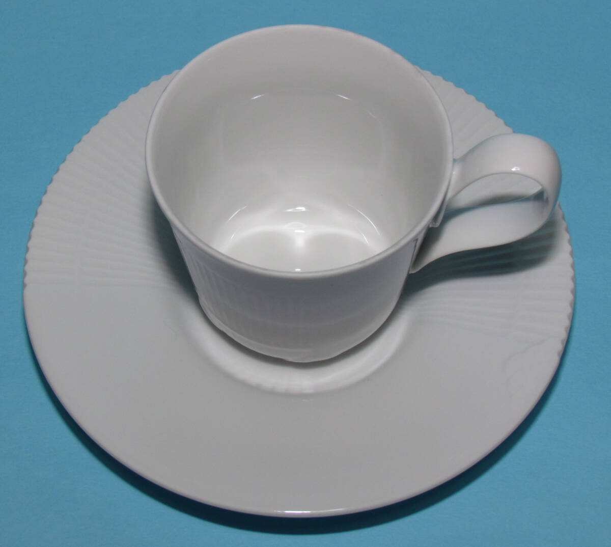 【◎ロイヤルコペンハーゲン ホワイトエレメンツ カップ&ソーサー /093・094 白磁】美品_画像6