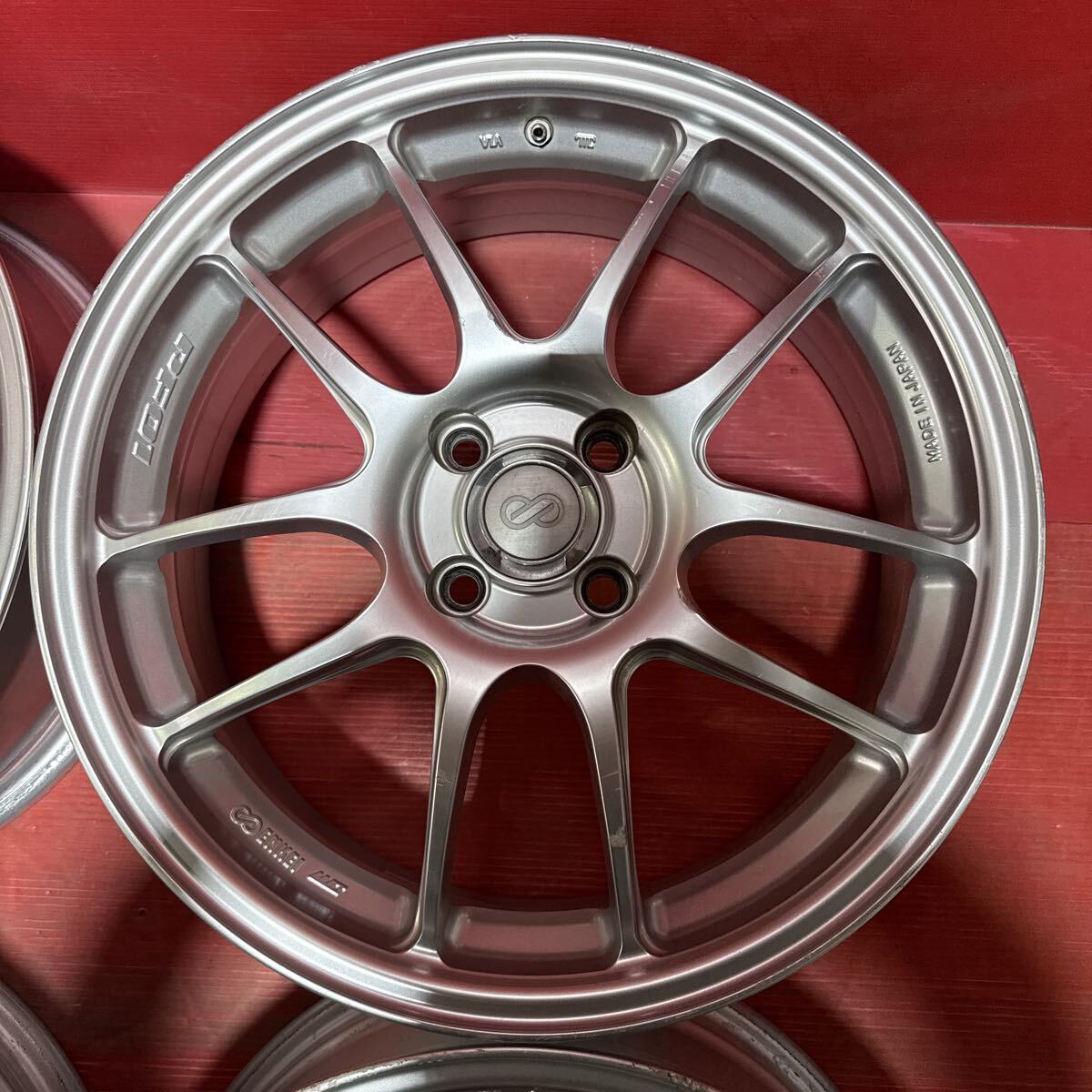 ENKEI PF01 エンケイ　17インチ　6.5J PCD：100-4穴　オフセット：+48 4本セット_画像4