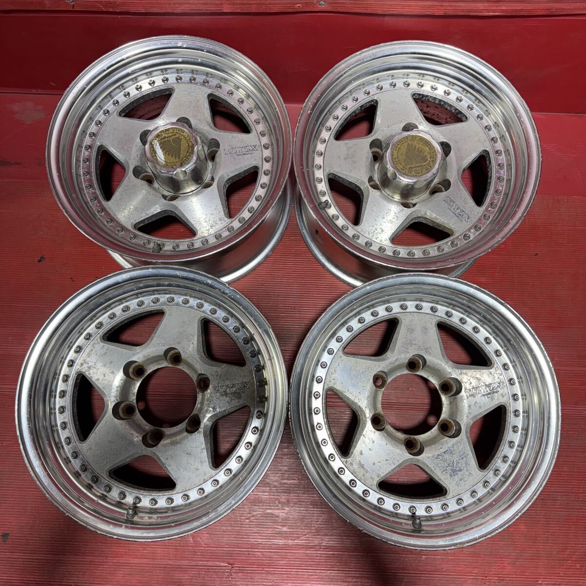 RAGUNA ラグナ ザイジックス 16インチ 8J PCD:139.7-6穴 オフセット:0 深リム プラドなどに 4本セット_画像1