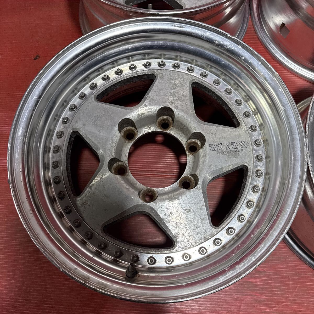 RAGUNA ラグナ ザイジックス 16インチ 8J PCD:139.7-6穴 オフセット:0 深リム プラドなどに 4本セット_画像2