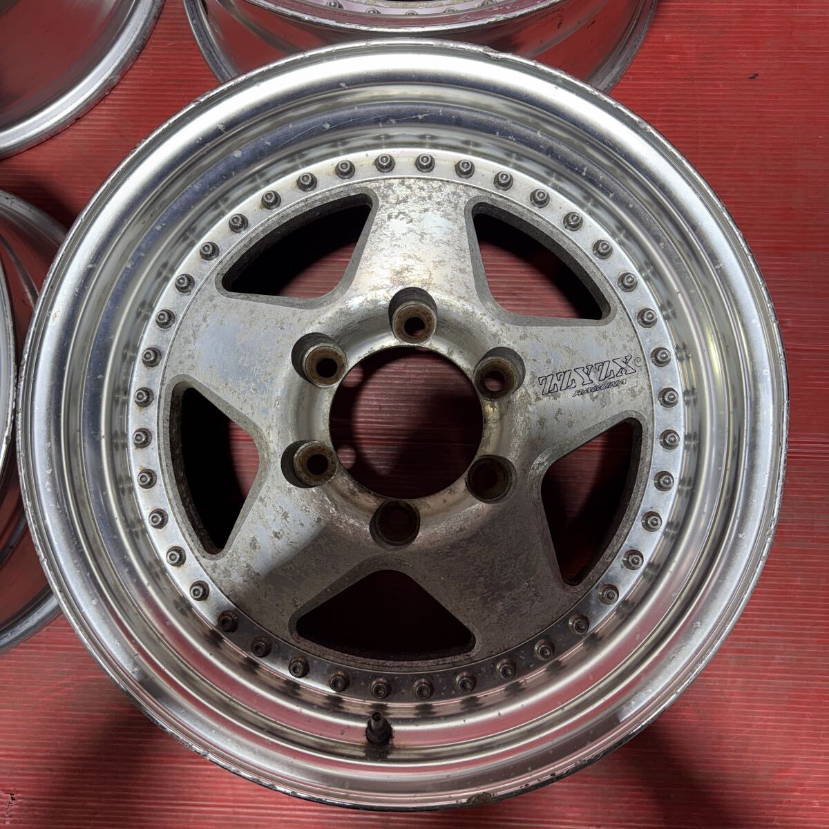 RAGUNA ラグナ ザイジックス 16インチ 8J PCD:139.7-6穴 オフセット:0 深リム プラドなどに 4本セット_画像3