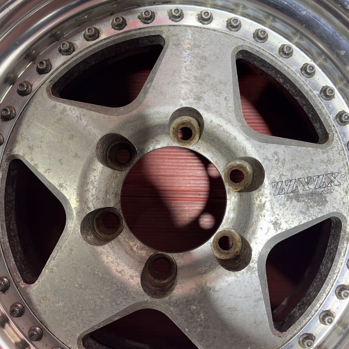 RAGUNA ラグナ ザイジックス 16インチ 8J PCD:139.7-6穴 オフセット:0 深リム プラドなどに 4本セット_画像6