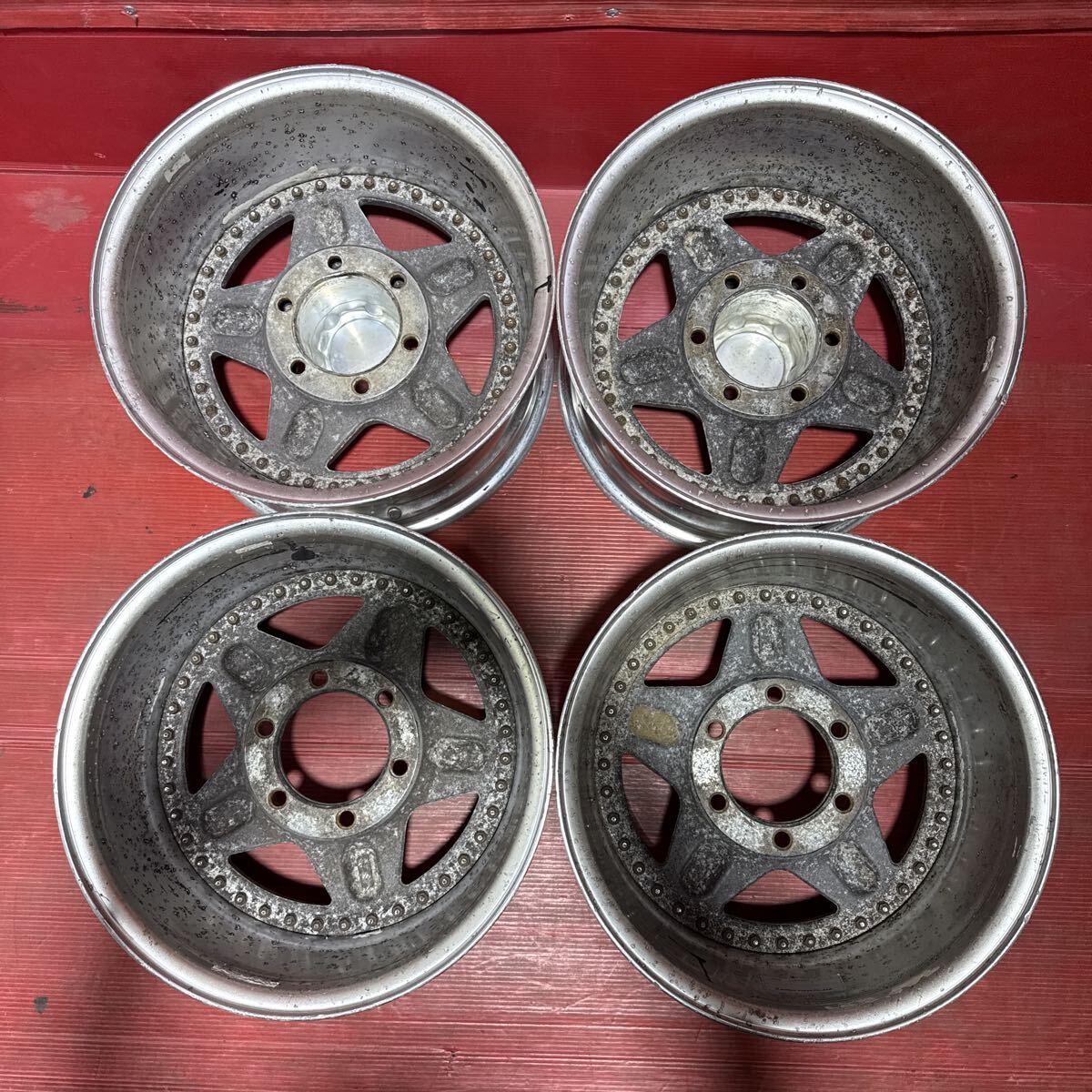 RAGUNA ラグナ ザイジックス 16インチ 8J PCD:139.7-6穴 オフセット:0 深リム プラドなどに 4本セット_画像7