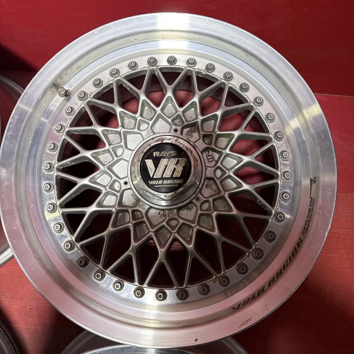 Rays レイズ　ボルクレーシング　メッシュ　16インチ　7JJ 8JJ PCD：114.3-5穴　オフ：+44/+49 3ピース　4本セット_画像4
