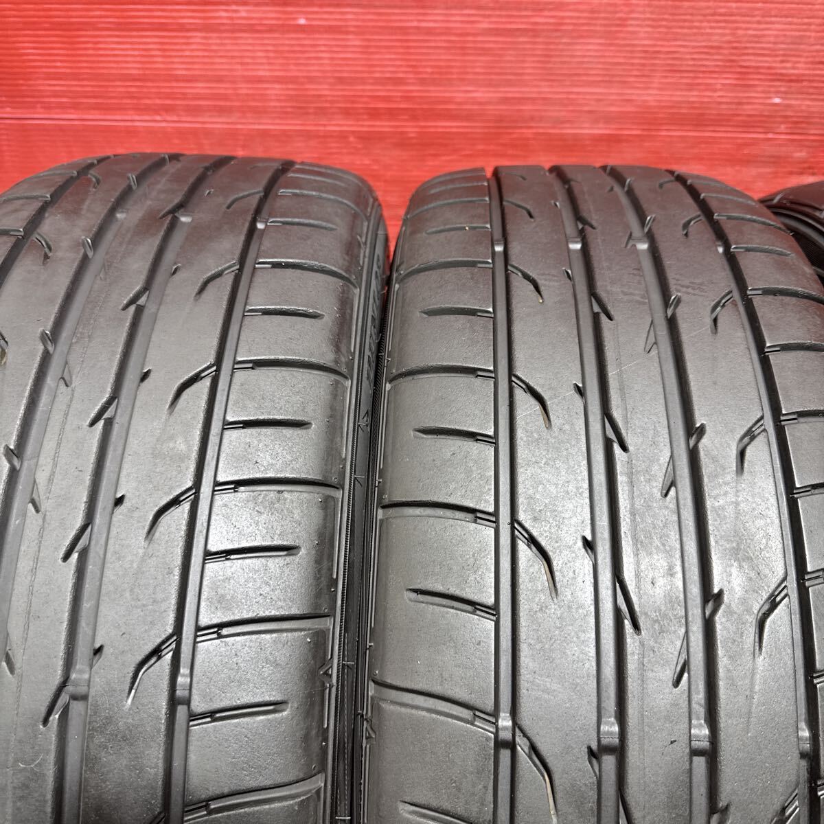 スバル STI 純正ホイール　18インチ　7.5J 114.4-5穴　+55 225/45R18（91W）DUNLOP DIREZZA DZ102 2022年製　バリ山　4本セット_画像7