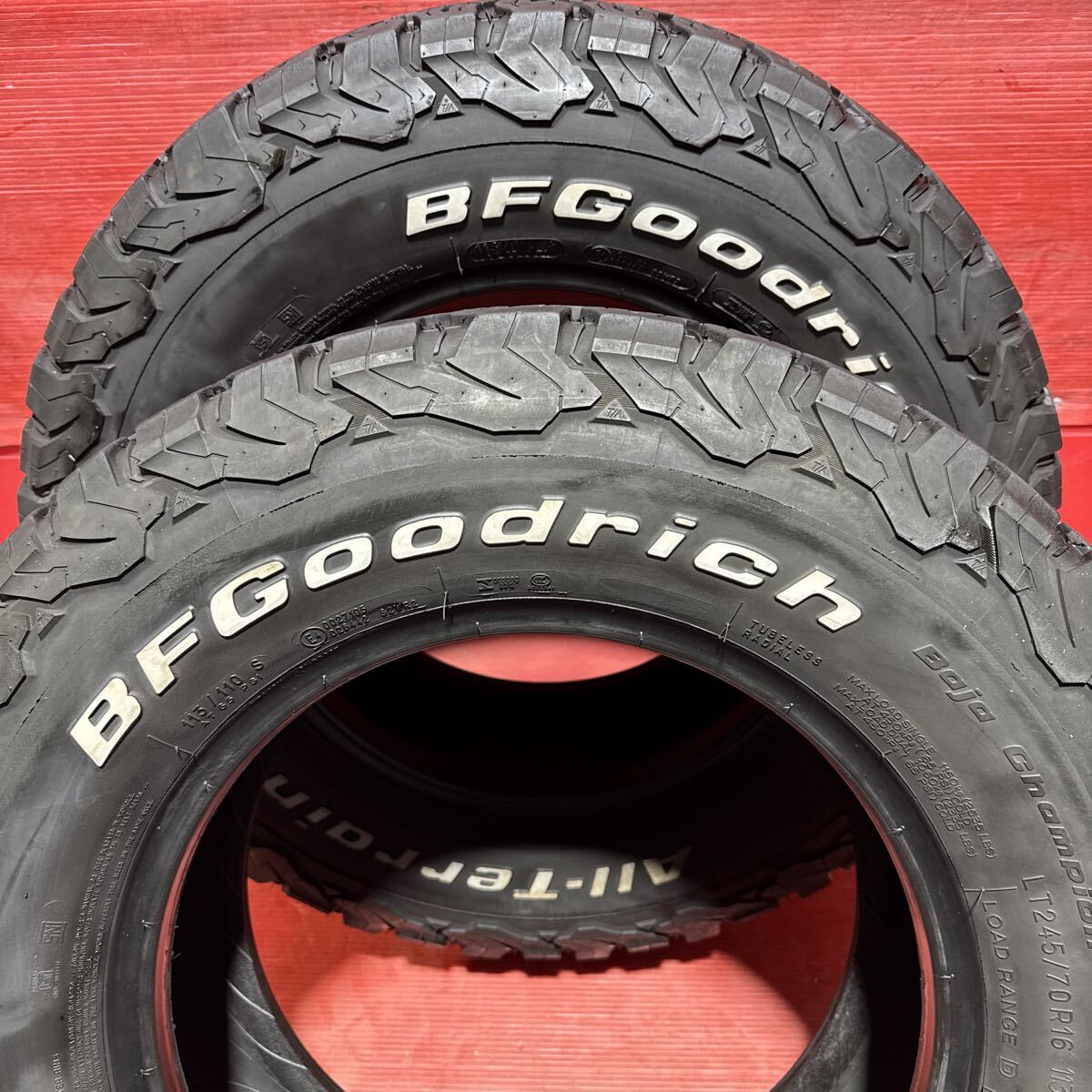 BFグッドリッチ　 オールテレーン T/A KO2 LT245/70R16 113/110S 2021年製　山あり　2本_画像4