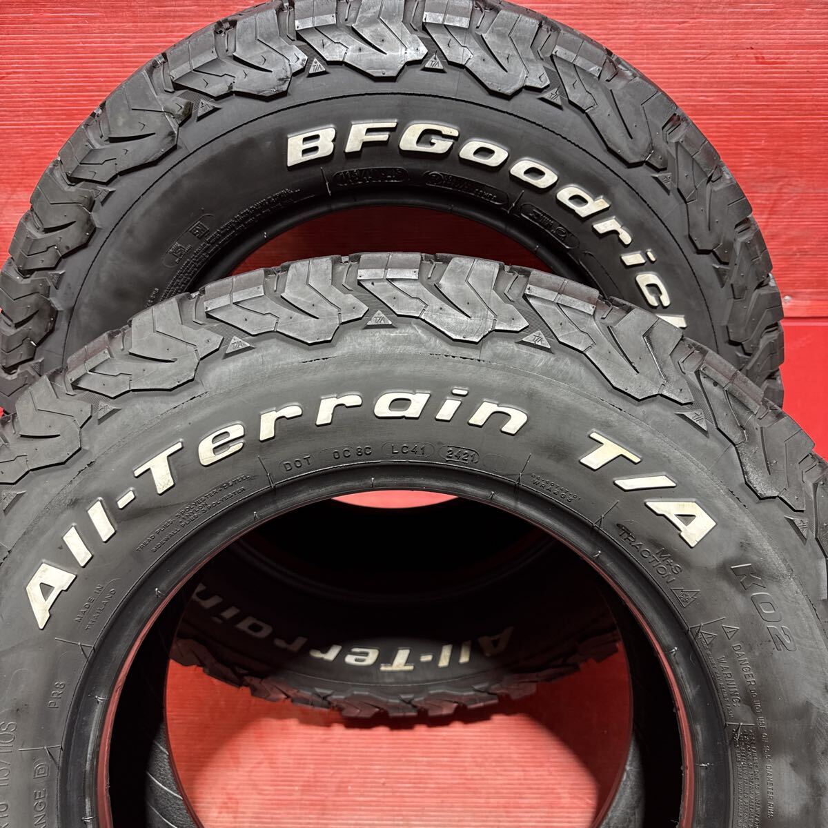BFグッドリッチ　 オールテレーン T/A KO2 LT245/70R16 113/110S 2021年製　山あり　2本_画像6