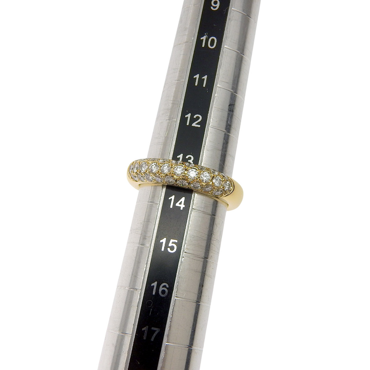 D0.77 ダイヤモンド リング イエローゴールド K18YG 指輪 アクセサリー ジュエリー 13.5(53.5)号 ゴールド金 40802157254【アラモード】_画像6