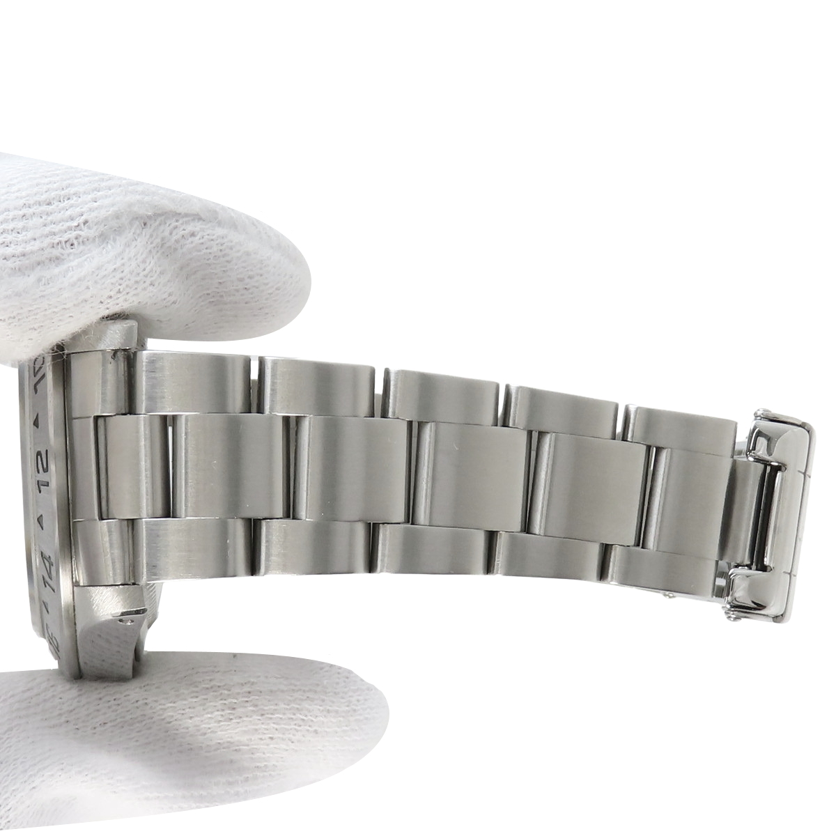 【保証書付】ロレックス 16570 エクスプローラー2 SS U番 自動巻き 腕時計 1999年 ホワイト メンズ 40802152415【アラモード】_画像4