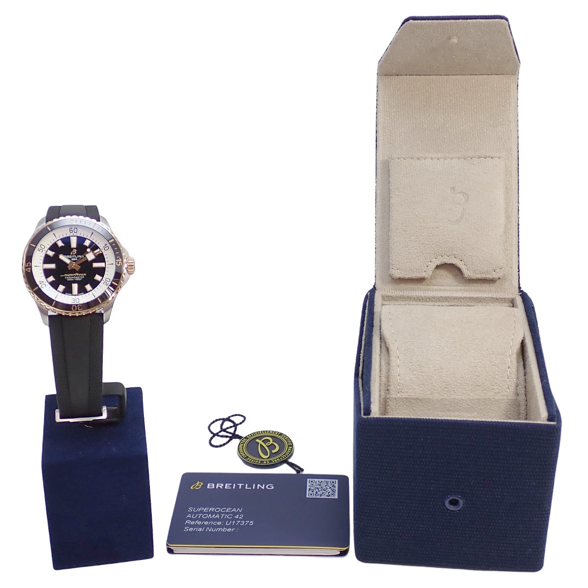 【保証書付】ブライトリング スーパーオーシャン 42 U17375/U17375211B1S PG/SS/ラバー 自動巻き メンズ 41100089521【アラモード】_画像7