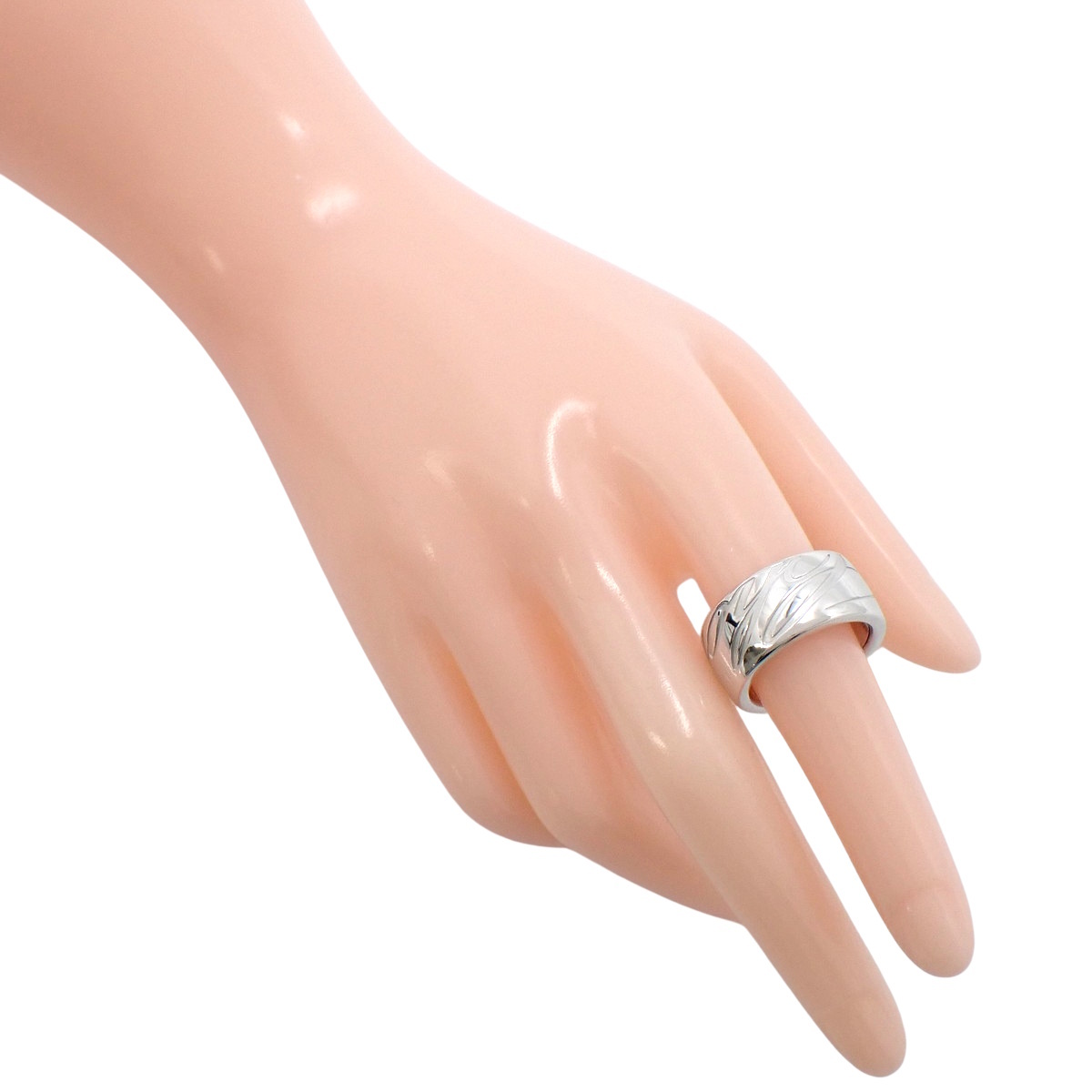 Chopard(ショパール) ディッシモ 826580 ホワイトゴールド K18WG 指輪 13(53)号 シルバー銀 ユニセックス 40802162218【アラモード】_画像2