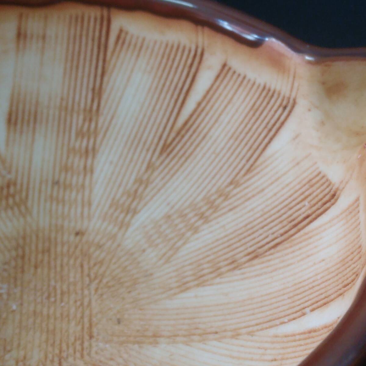 《調理》器具「陶磁器製 こげ茶色 片口すり鉢」 高さ：約3.7cm・円直径：約8.6cm ゴマすりなどに 和食器_画像9