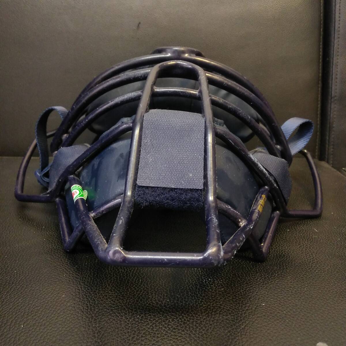 《野球》用品 「ミズノ：軟式用 キャッチャーマスク」 大人用 ネイビー JSBBマーク MIZUNO 捕手用 防具_画像5