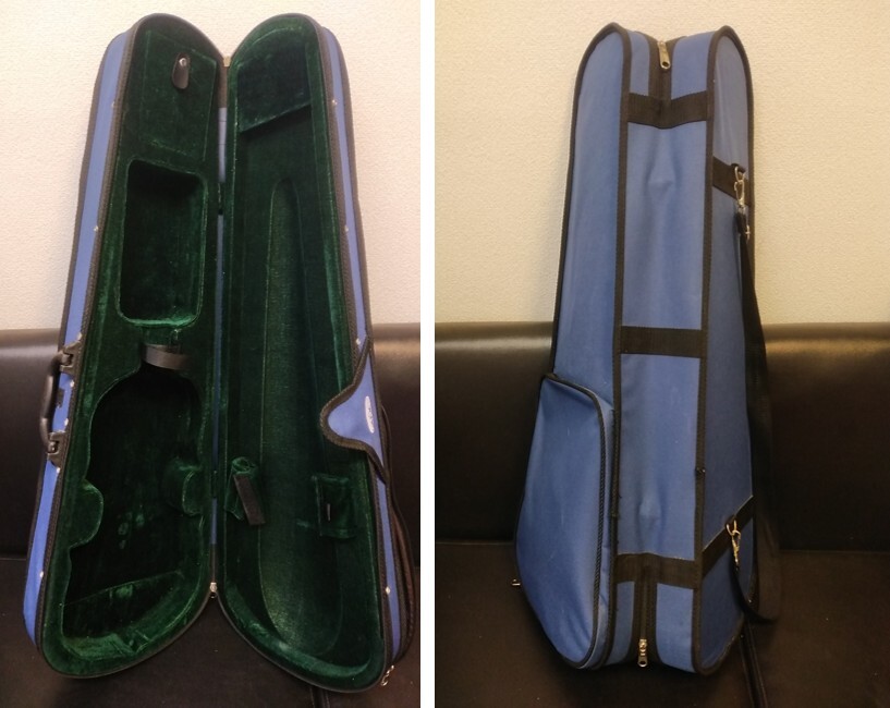 《音楽》弦楽器 「ハルシュタット：エレキバイオリン CV-210E」 ケース付き Hallstatt ヴァイオリン 動作未確認 器材_画像8