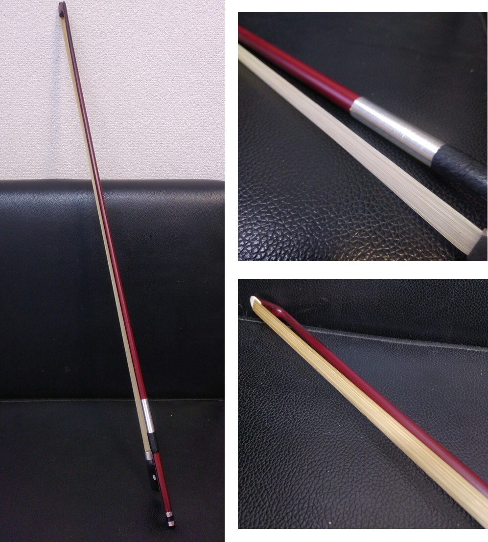 《音楽》弦楽器 「ハルシュタット：エレキバイオリン CV-210E」 ケース付き Hallstatt ヴァイオリン 動作未確認 器材_画像7