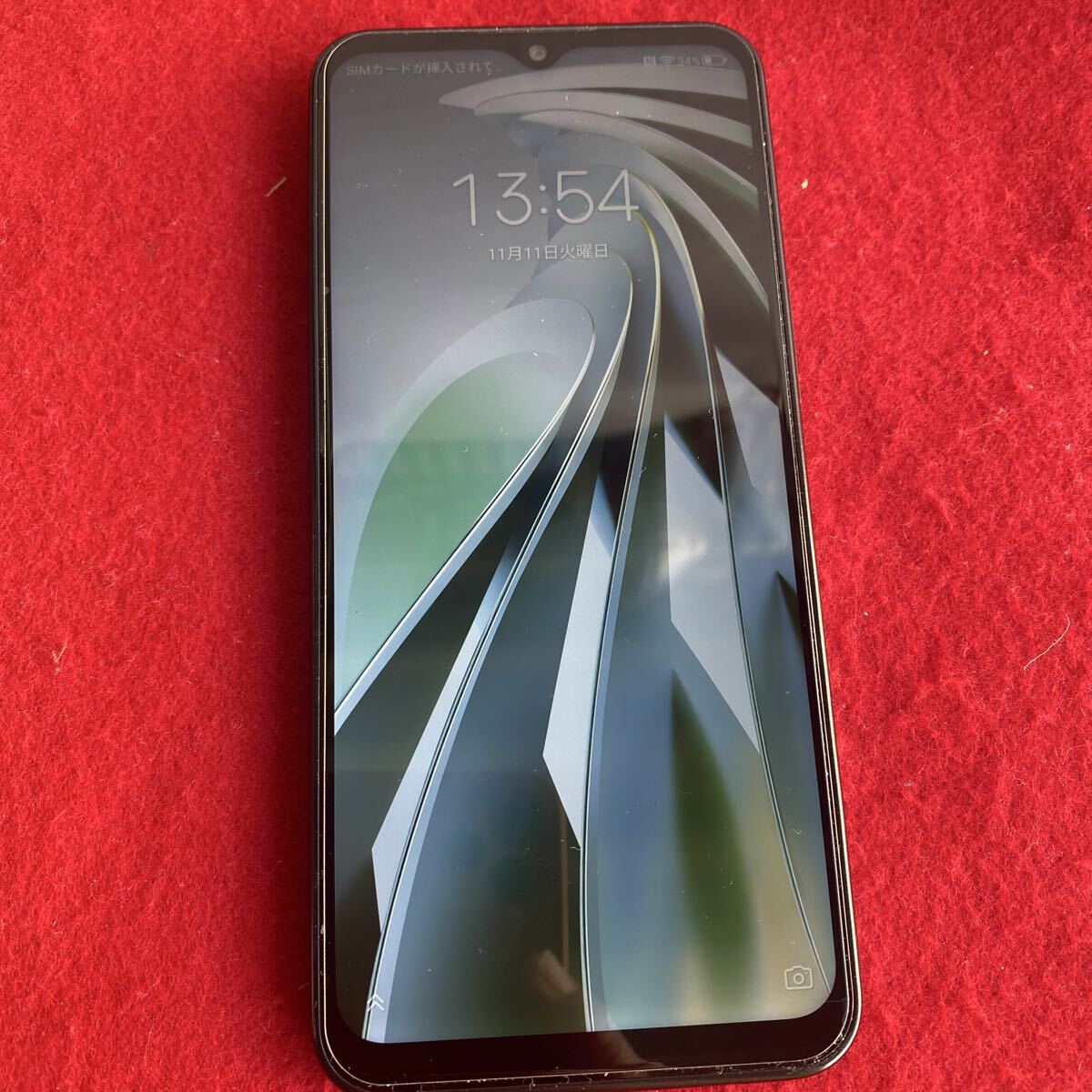 1 иен старт первый период . завершено [ прекрасный товар ]Libero 5G IV A302ZT 6.6 дюймовый память 4GB хранение 128GB черный Y!mobile SIM свободный 