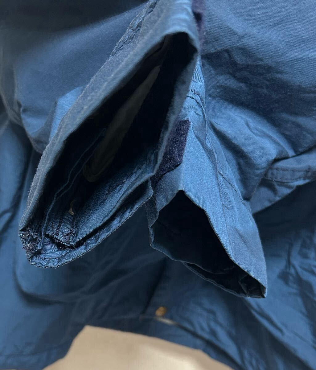 70's 80's USAヴィンテージ Woolrich ウールリッチ マウンテンパーカー ナイロンジャケット USA製 チェックライナー M 白タグ フーディ 紺_画像6