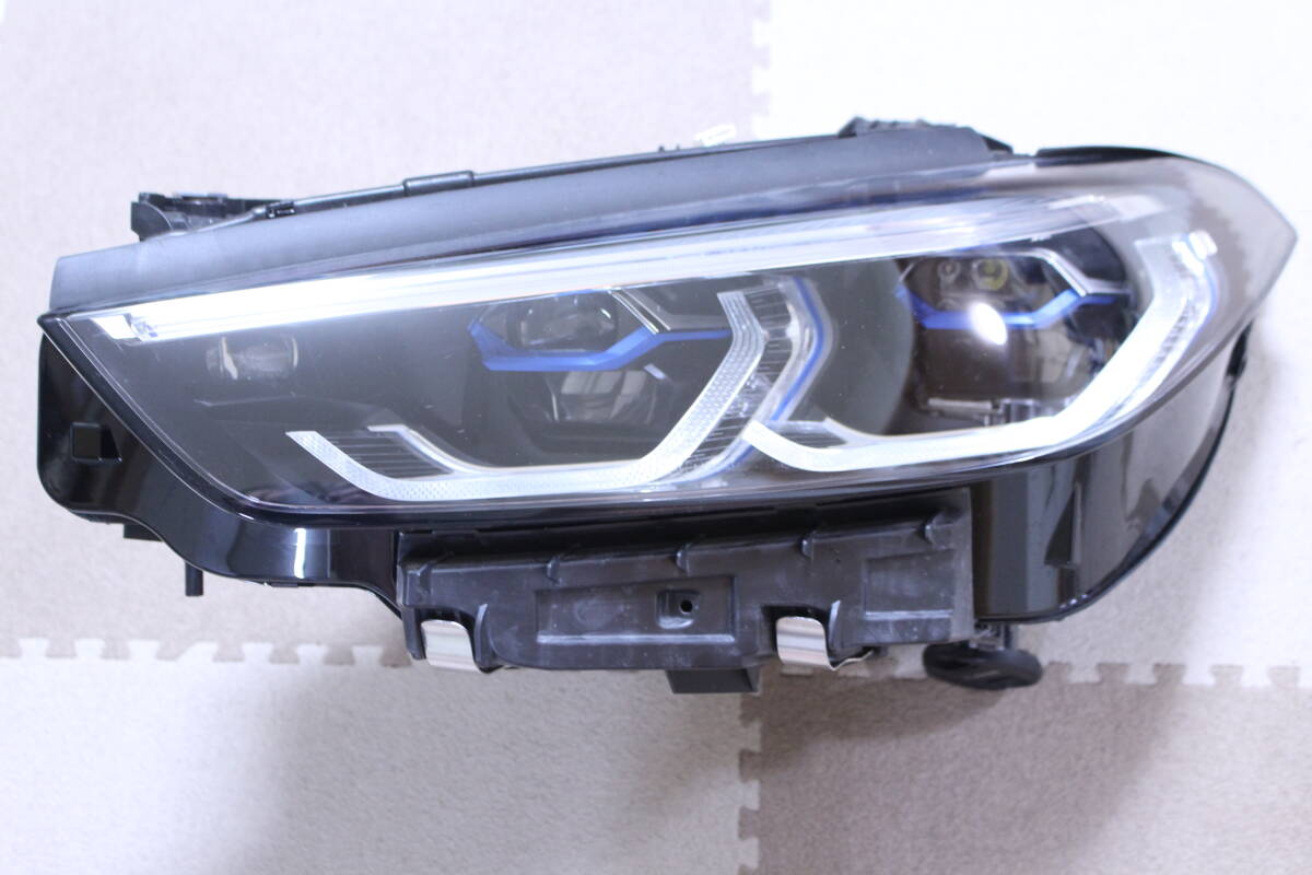 BMW 8シリーズ G14 G15 G16 左ヘッドライト レーザーライト 63115A41035 純正 中古 傷あり_画像1