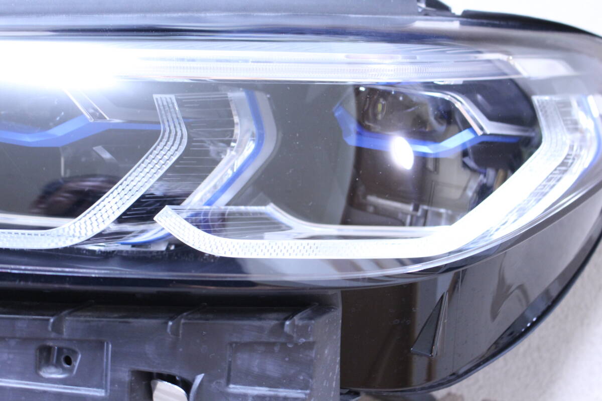BMW 8シリーズ G14 G15 G16 左ヘッドライト レーザーライト 63115A41035 純正 中古 傷あり_画像3