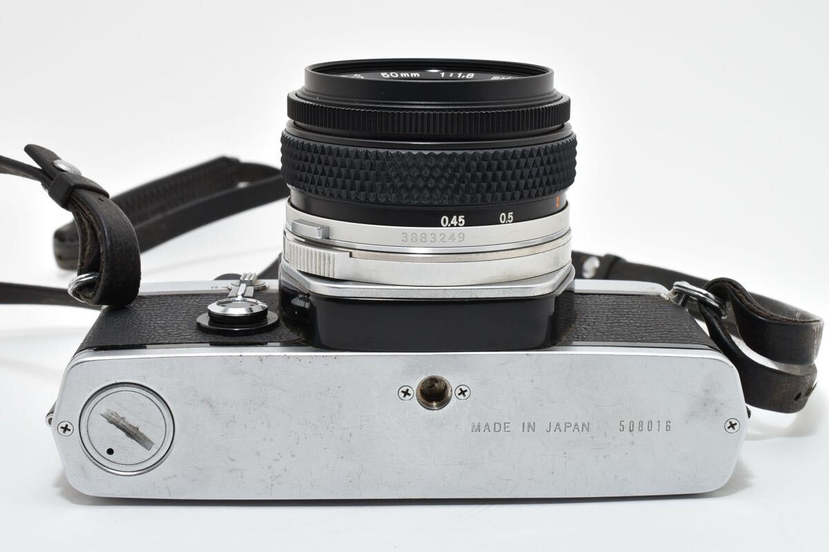 #2578 ★動作良好★ OLYMPUS OM 1 オリンパス ボディ OM SYSTEM F ZUIKO AUTO S F1.8 50mm_画像7
