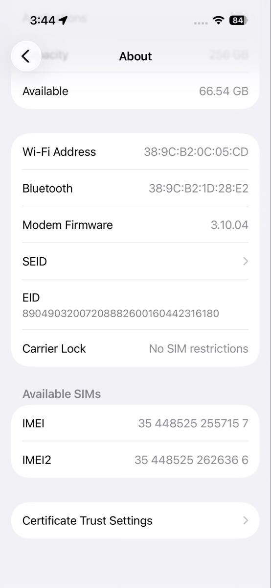 [ прекрасный товар ]iPhone 15 256GB SIM свободный голубой (Apple Store покупка )MTMR3J/A
