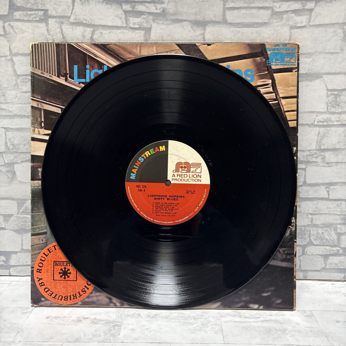 Lightning Hopkins* Dirty Blues【LP】 US盤_画像3