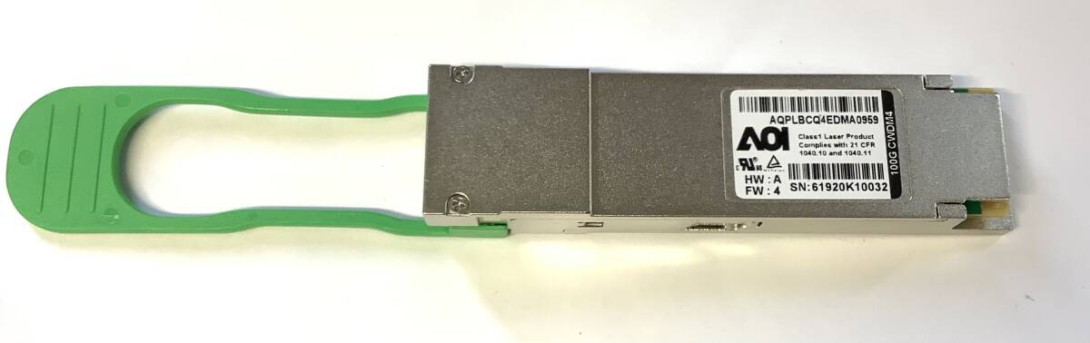K7110741 AOI 100G QSFP28 CWDM4 モジュール 10点 【中古動作品】_画像3