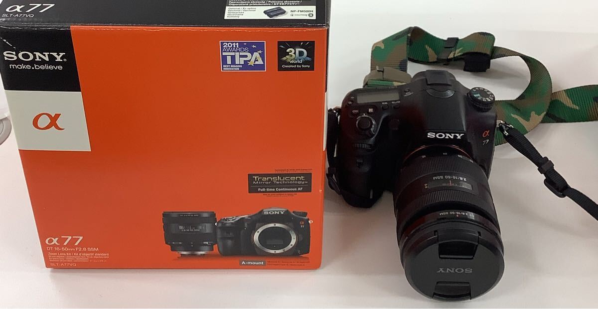 NO921 ソニー デジタル一眼レフ デジタル一眼レフカメラ　α77 良品_画像1