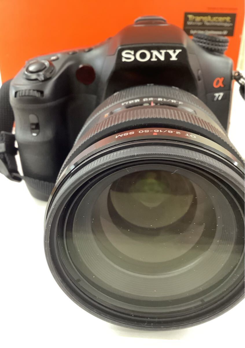 NO921 ソニー デジタル一眼レフ デジタル一眼レフカメラ　α77 良品_画像3