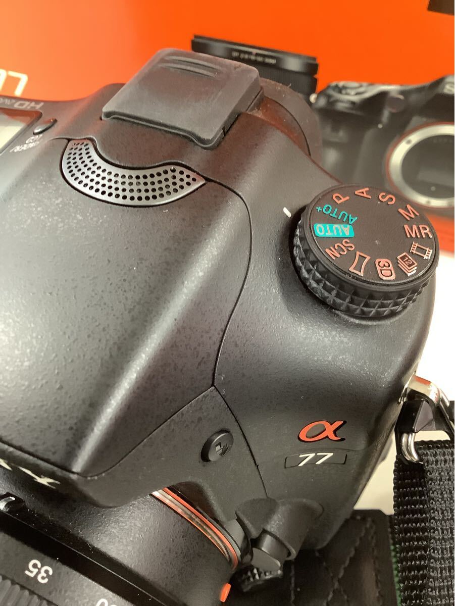NO921 ソニー デジタル一眼レフ デジタル一眼レフカメラ　α77 良品_画像4