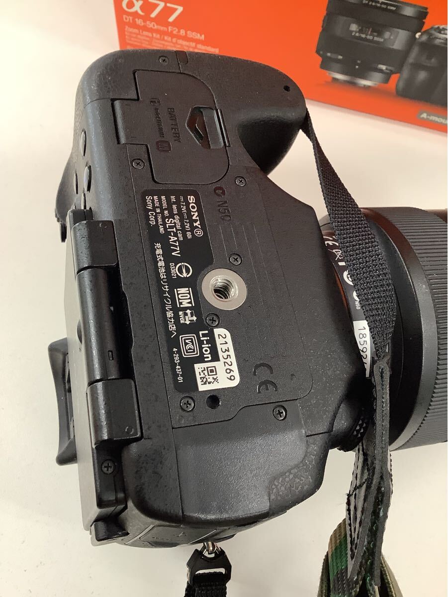 NO921 ソニー デジタル一眼レフ デジタル一眼レフカメラ　α77 良品_画像9