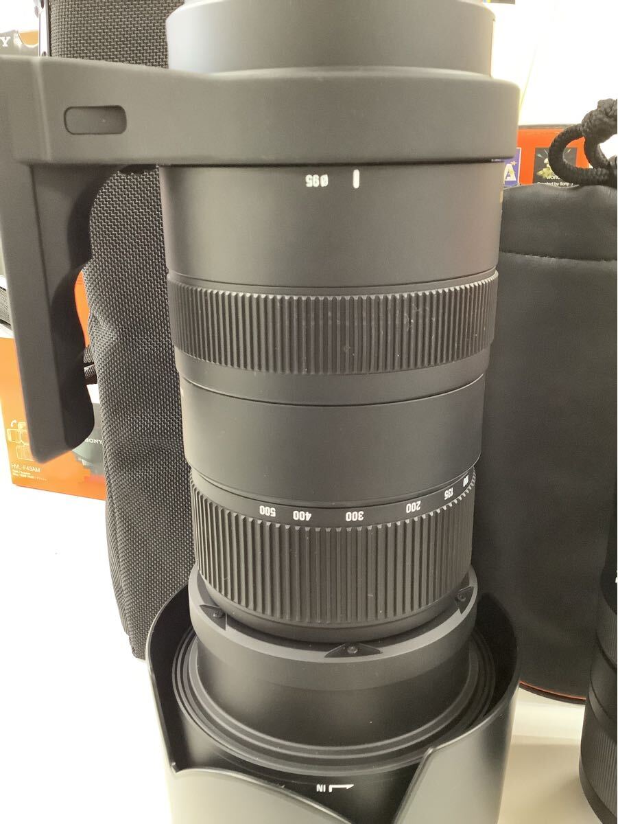 NO922 ソニー レンズ2点 デジタル一眼レフカメラ SONY SIGMA 50-500mm 4.5-6.3 APO DG OS α用レンズ 良品_画像3