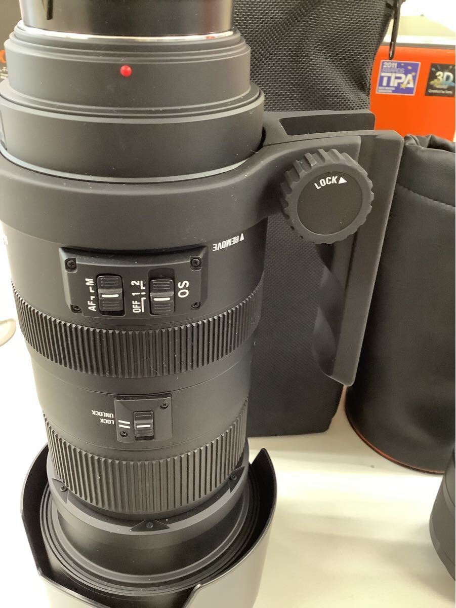 NO922 ソニー レンズ2点 デジタル一眼レフカメラ SONY SIGMA 50-500mm 4.5-6.3 APO DG OS α用レンズ 良品_画像4