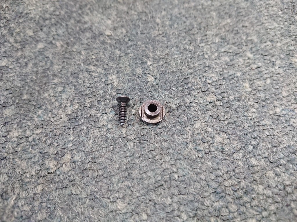 1991年製 Bill Lawrence BCOR-55B 用 丸形ストリングガイド ブラック ビルローレンス_画像2