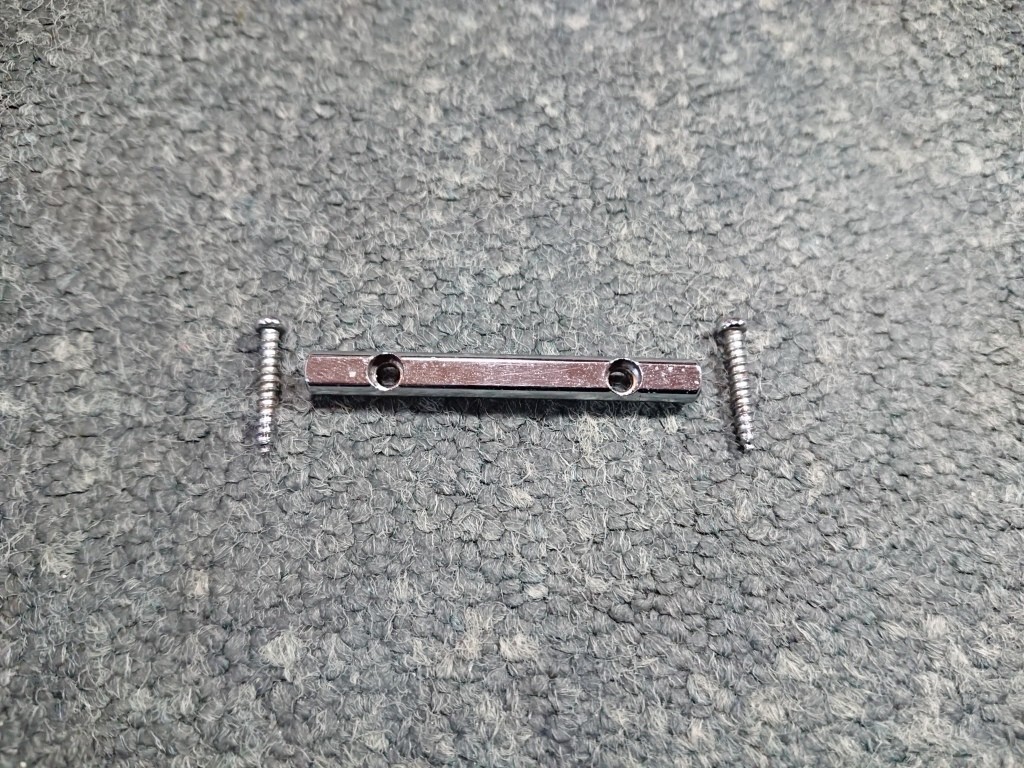 1990年代製 Floyd Rose R2 Lock Nut & テンションバー Chrome Made in Germany フロイドローズ ロックナット クローム 表留め ドイツ製_画像9