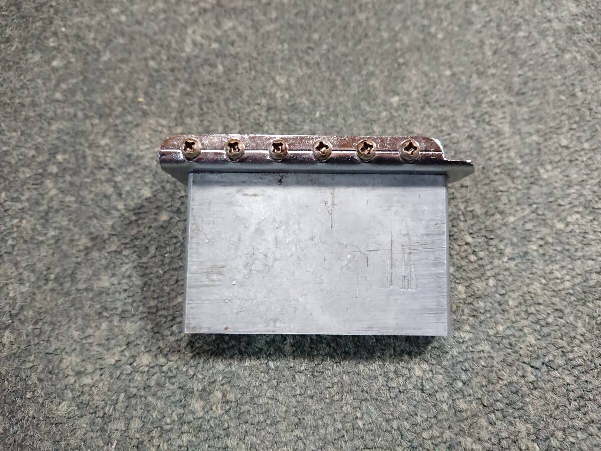 【希少品】1985年製 FERNANDES Brass Saddle Synchronized Tremolo Bridge フェルナンデス・ゴトー シンクロ ブリッジ ブラスサドル_画像4