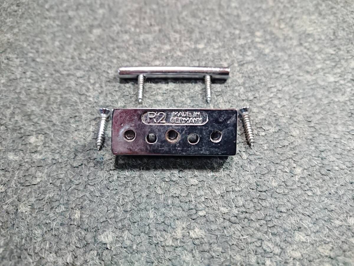 1990年代製 Floyd Rose R2 Lock Nut & テンションバー Chrome Made in Germany フロイドローズ ロックナット クローム 表留め ドイツ製_画像4