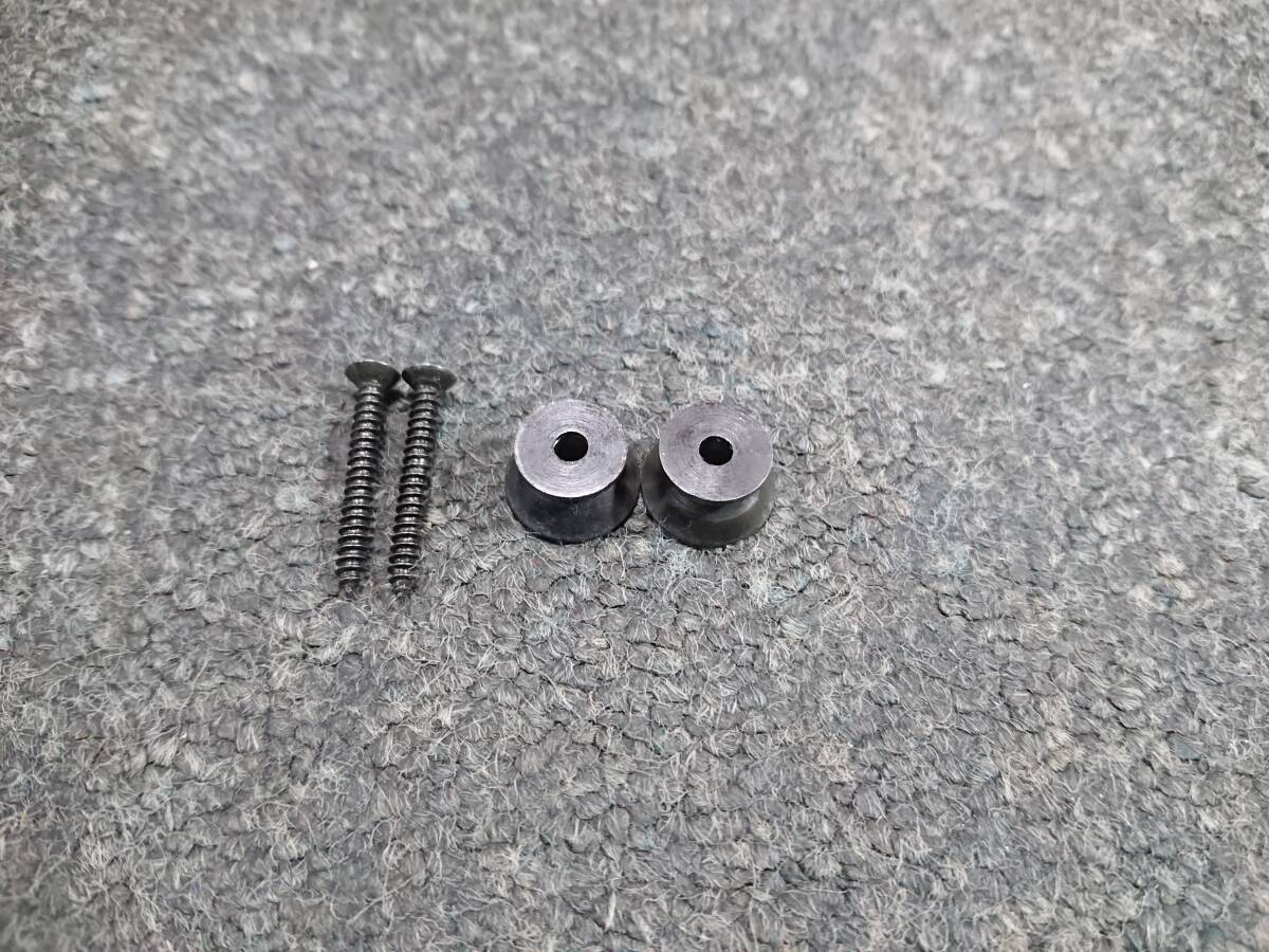 1992年製 FERNANDES ストラップピン ブラック 2個 ビス付き フェルナンデス FR-75T_画像3