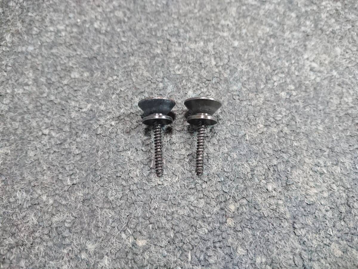 1992年製 FERNANDES ストラップピン ブラック 2個 ビス付き フェルナンデス FR-75T_画像5