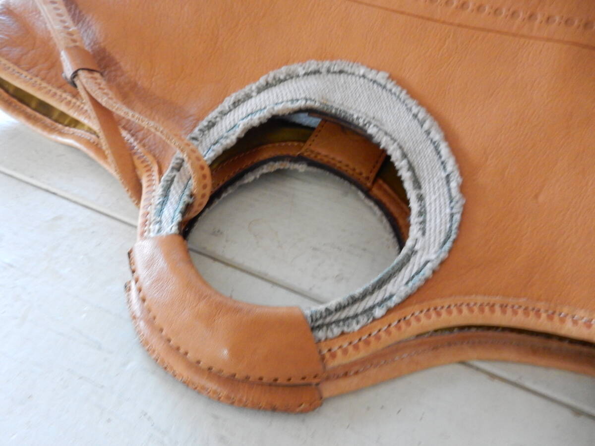 本革☆Dakota(ダコタ)☆A4対応☆レザートートバッグ　キャメル(金具/真鍮色)_画像7