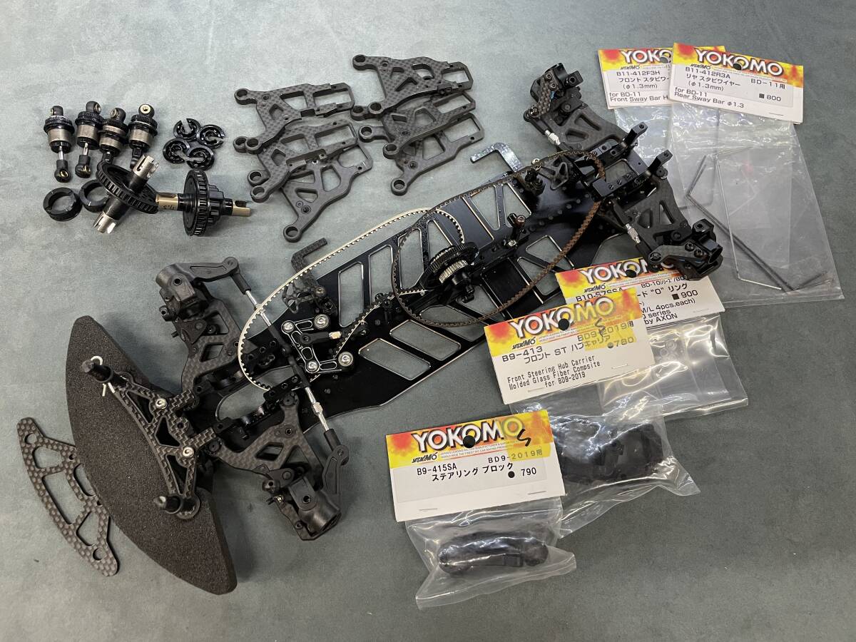 ヨコモ BD11 シャーシキット ESCモーターつき オプション スペアパーツ多数あります YOKOMO_画像3