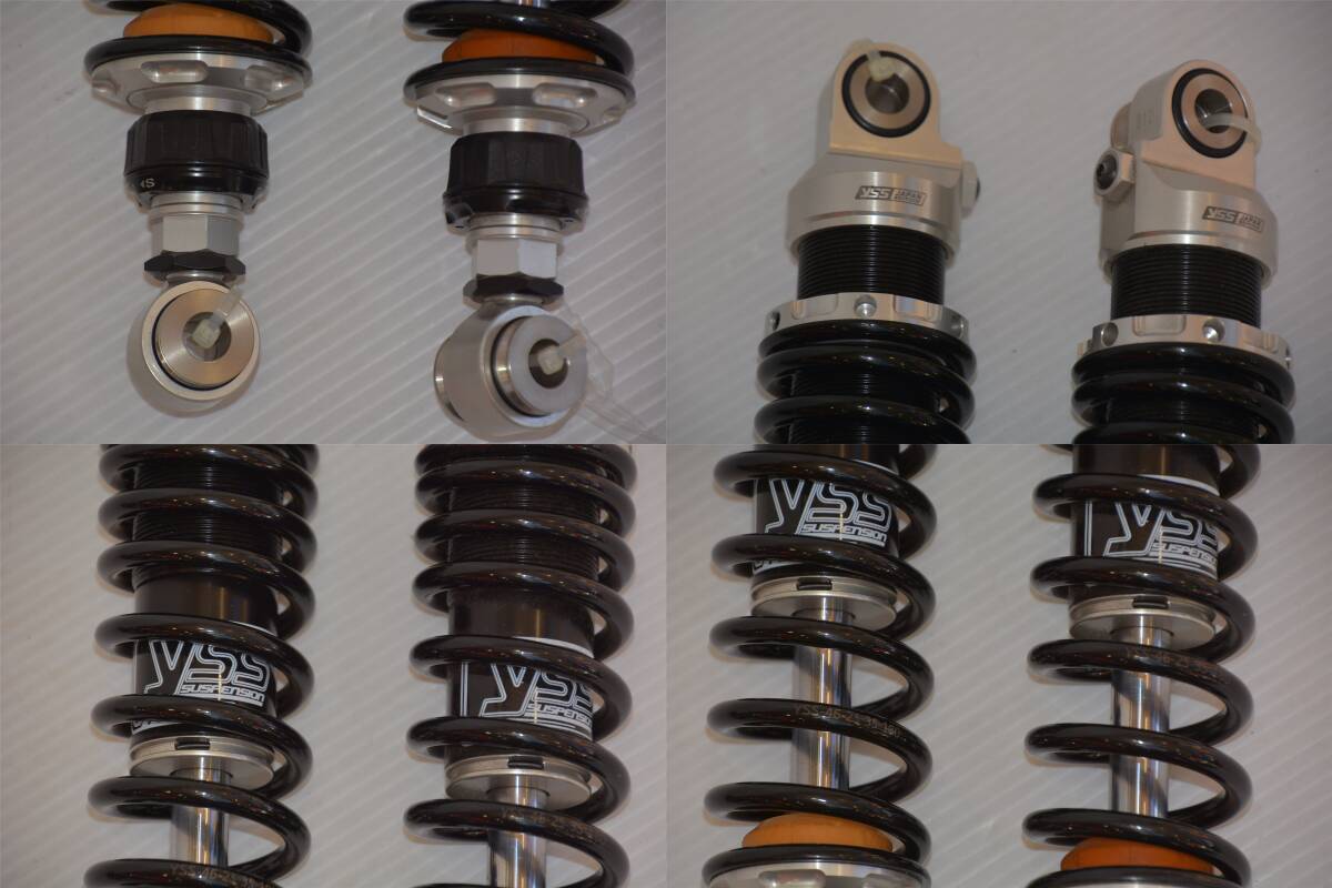 希少 VRSC VRSCDX YSS PMC Z366アジャスタブルサス 新品 RZ366-320TRJ-10-88 ナイトロッドSPL Vロッド VRSCA 320mm 車高調付き_画像8