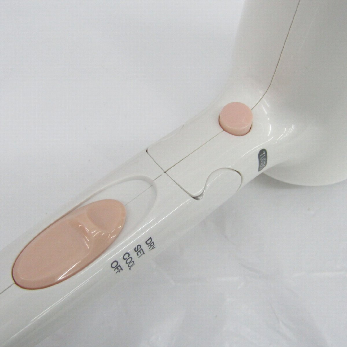 1円～【美品】TESCOM テスコム マイナスイオン ドライヤー ione イオネ 1200Ｗ TID425-P ホワイトピンク 913160216 1119_画像4