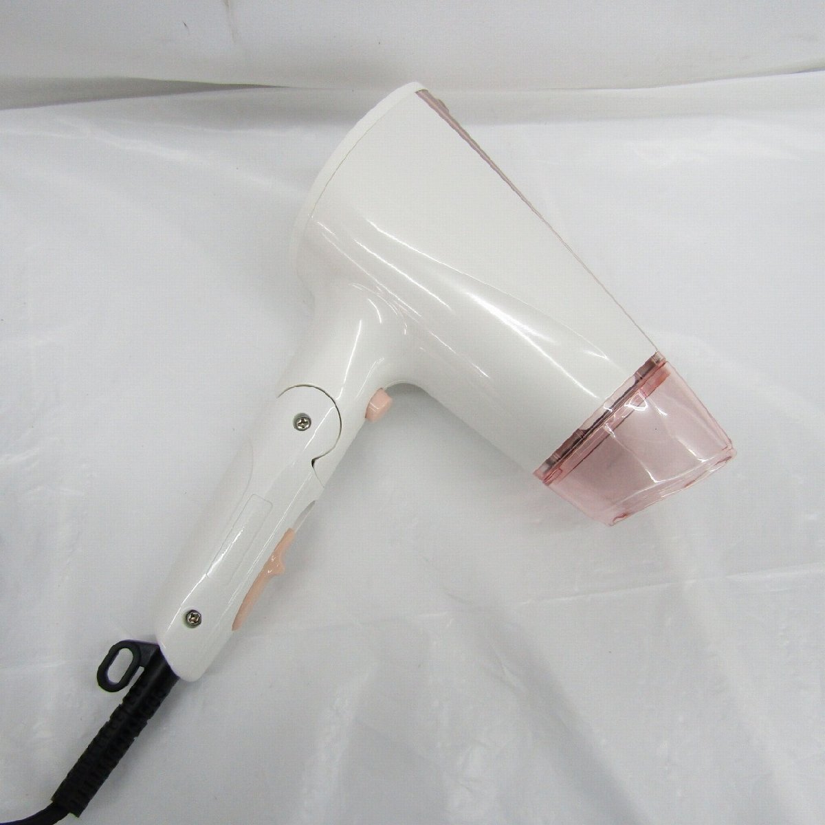 1円～【美品】TESCOM テスコム マイナスイオン ドライヤー ione イオネ 1200Ｗ TID425-P ホワイトピンク 913160216 1119_画像5