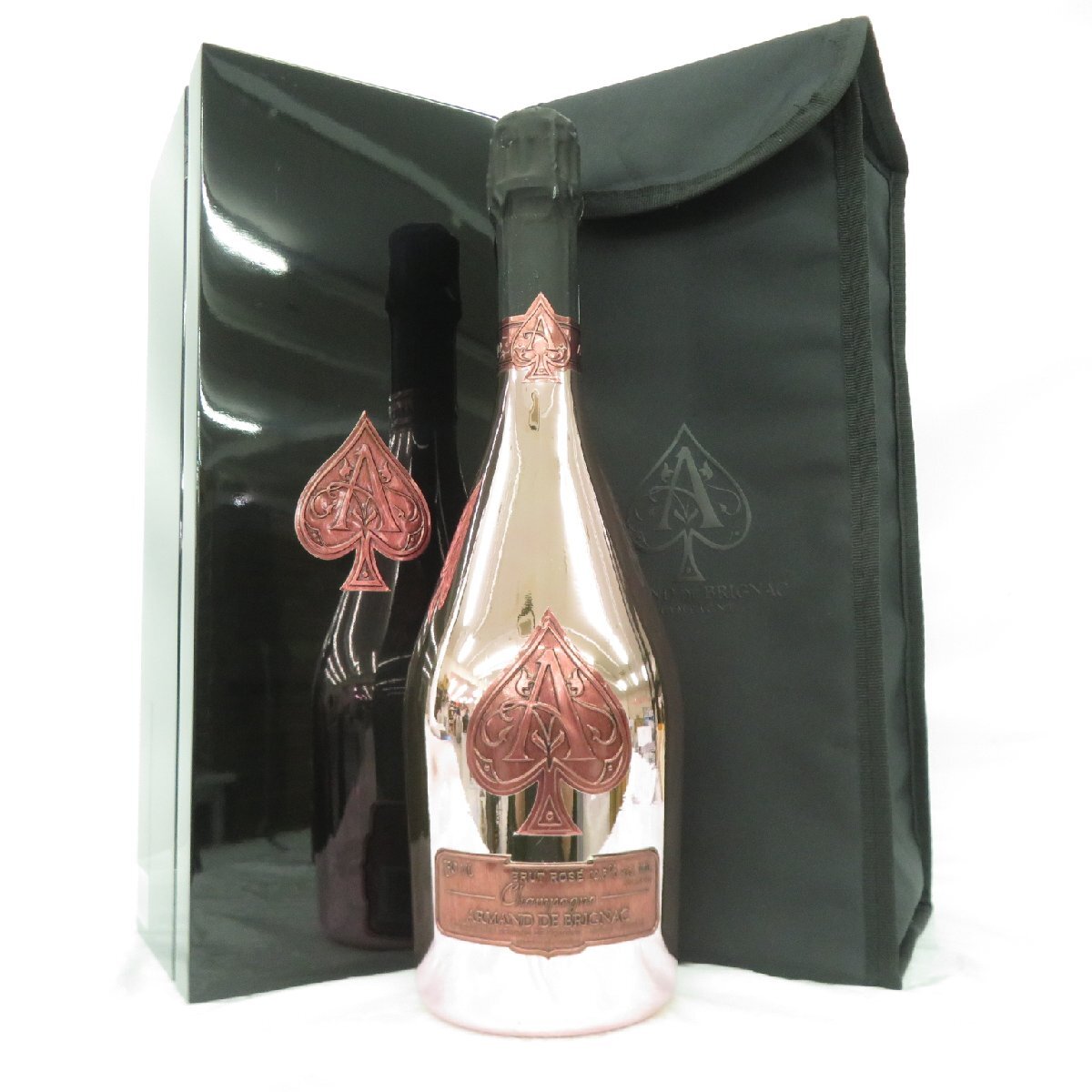1円～【未開栓】ARMAND DE BRIGNAC アルマン・ド・ブリニャック ブリュット ロゼ ピンク シャンパン 750ml 12.5% ケース付 11973773 1119_画像1