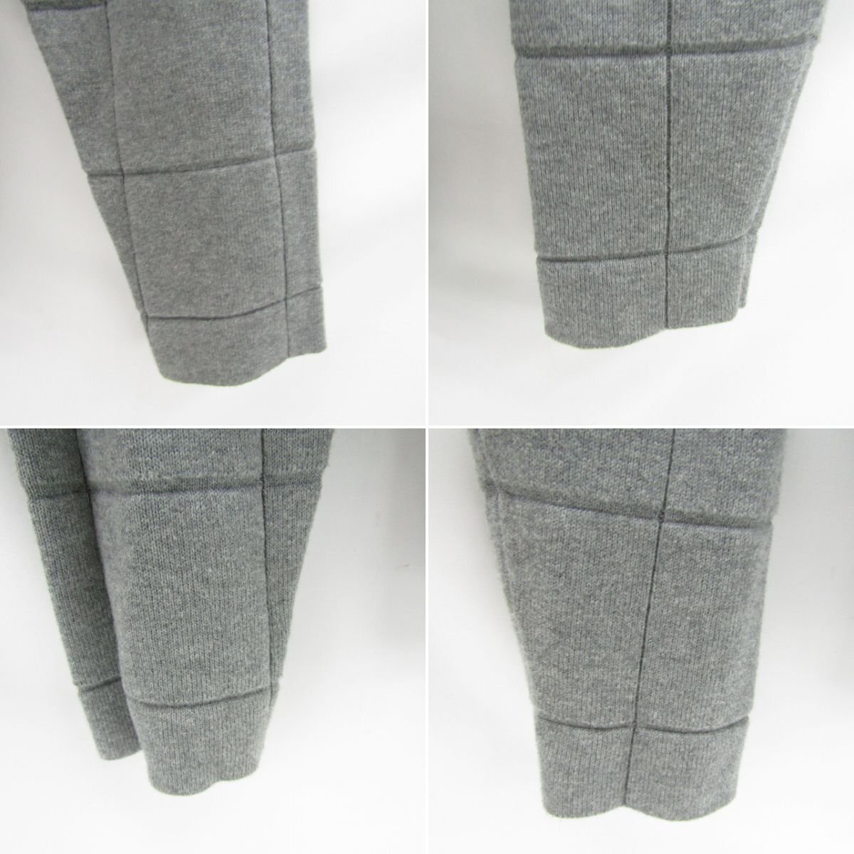 1円~【美品】ARMANI アルマーニ エクスチェンジ メンズ ショールカラー コットン カーディガン グレー サイズ:S 802162299 1126_画像4